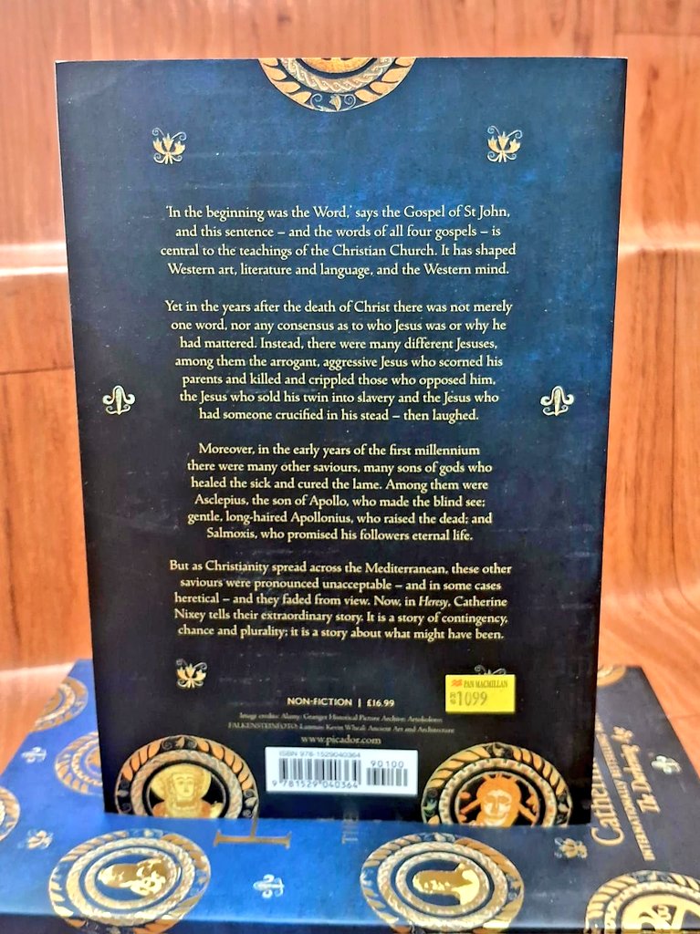 PadhegaIndia_'s tweet photo. #MayWithPI. Flat 25% Discount.
Presenting the much-acclaimed book: Heresy (Jesus
Christ and the Other Sons of God) by Catherine Nixey, published by @picadorbooks.
#PIRecommends #BuyFromPI
Order ๐ https://t.co/eMsGl7pDnX https://t.co/i5bzKEgQY2