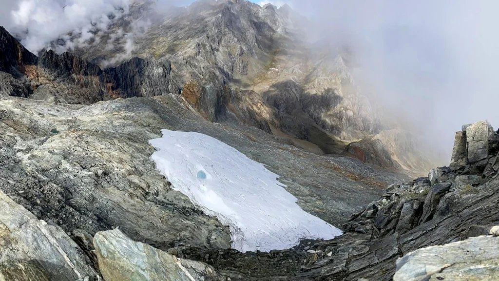 Gone. The La Corona glacier on Pico Humboldt, in Venezuela hosted a national ski championship in 1956. 1/2