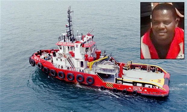 EdHGuajardo's tweet photo. It was a Black Sunday, on the 26th day of May 2013 when the loss 
Jascon 4 sank offshore escravos while engaged in static towing operation with her crew (captain and 10 crew sank with her only the cook survived miraculously after days underwater). https://t.co/yGV86u07Qw