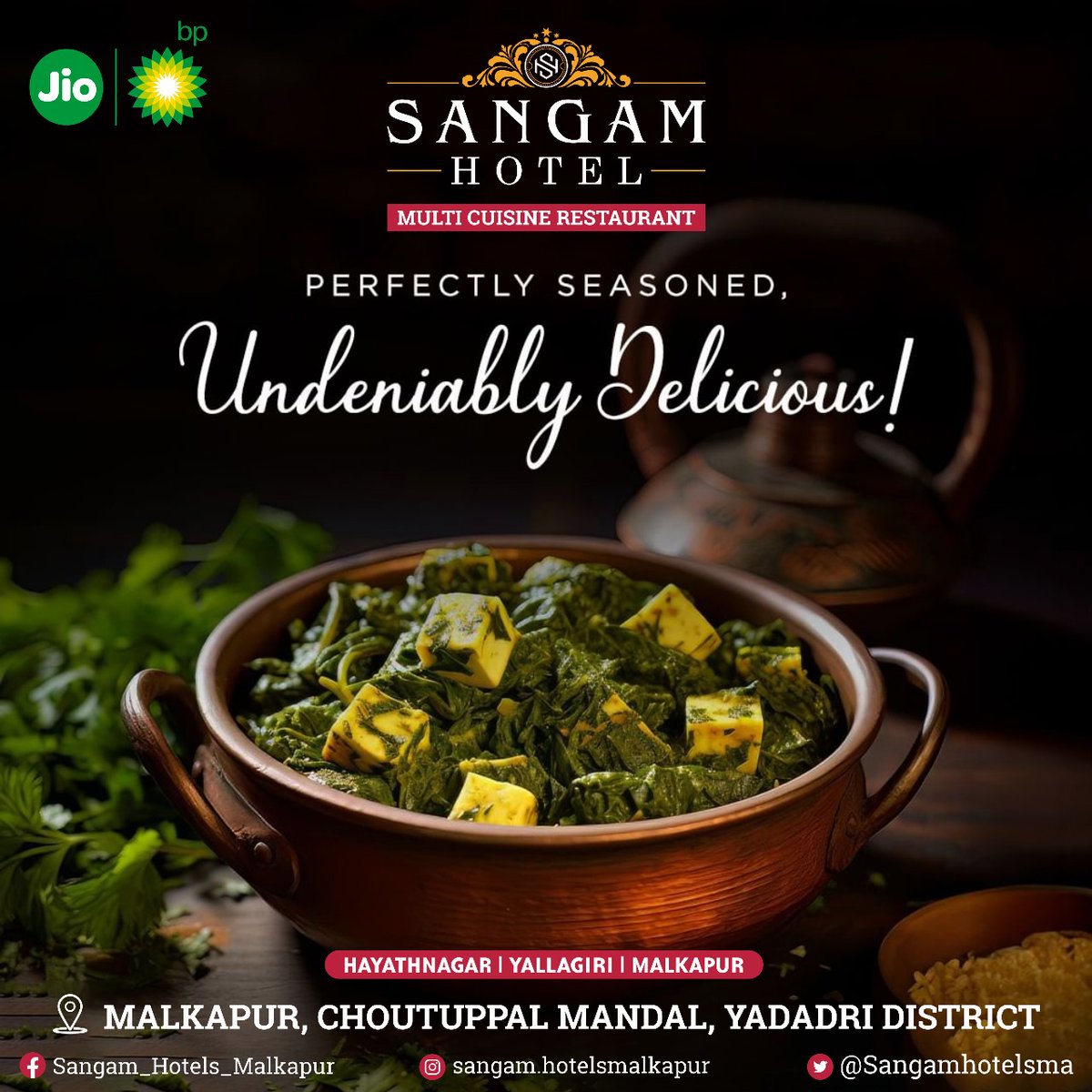 Perfectly seasoned undeniably Delicious! @Sangamhotelsma #paneer #palakpaneer #food #foodie #foodporn #instafood #lunch #healthyfood #yummy #foodphotography #delicious #brunch #dinner #coffee #foodblogger #foodstagram #homemade #instagood #healthy