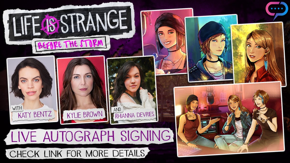 KatyBentz's tweet photo. You asked and we have delivered!

Tune in June 22nd for a Live Trio Streamily Signing with myself, @Kylie_Anne14 &amp; @rdornotfloral!

Early bird special is happening on the Trio Print right now! 

Purchase Prints here: 
>> https://t.co/zhYsCRiYen <<

#LifeisStrange https://t.co/eMzPruxH3c