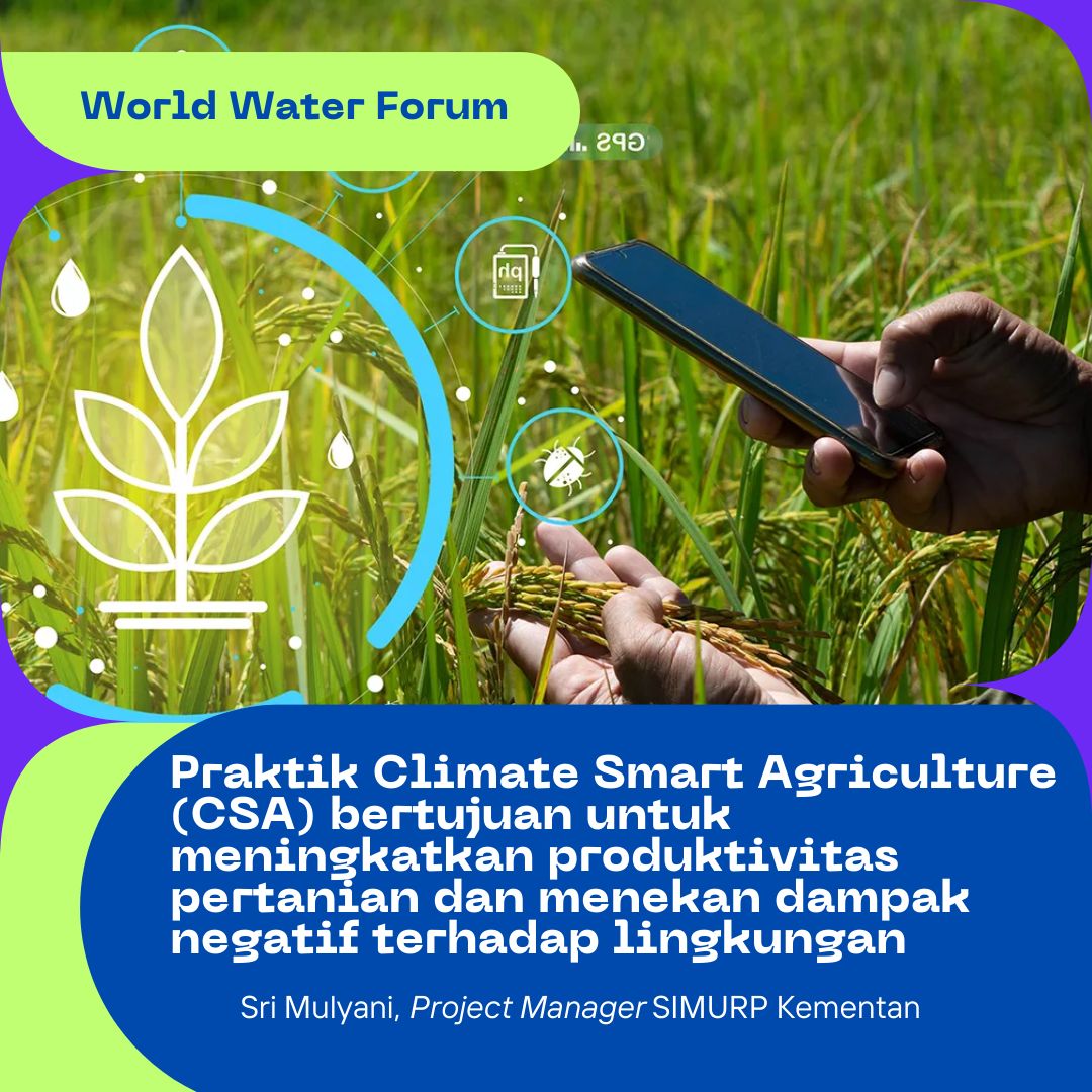 Bagus nih buat lingkungan kita #10thWorldWaterForum, #WaterforSharedProsperity, #HydroDiplomacy, #Bali.