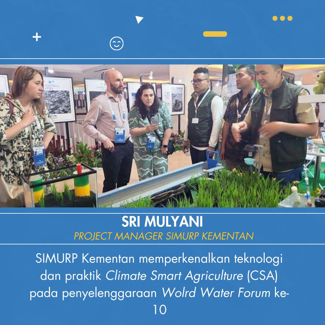 Teknologi yang ramah lingkungan #10thWorldWaterForum, #WaterforSharedProsperity, #HydroDiplomacy, #Bali.