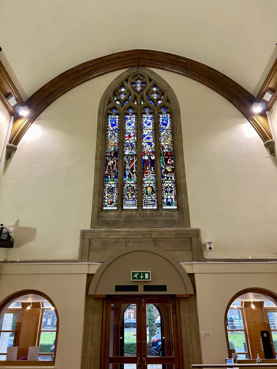 #StainedGlassSunday Harpenden Methodist Church, Herts