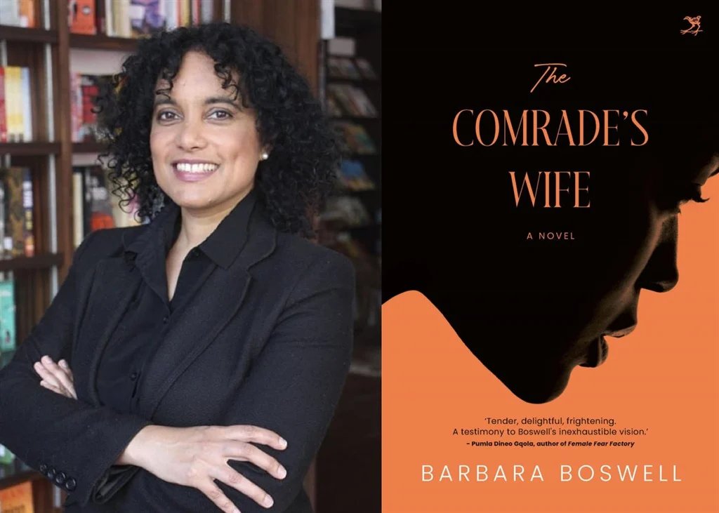 SAfmRadio's tweet photo. #SAfmJSB #SAfmJetsetBreakfast @MichConstant 
#BarbaraBoswelll Author of #TheComradesWife 
@JacanaMedia #worddomination #books #reading https://t.co/hXI7i2obVF
