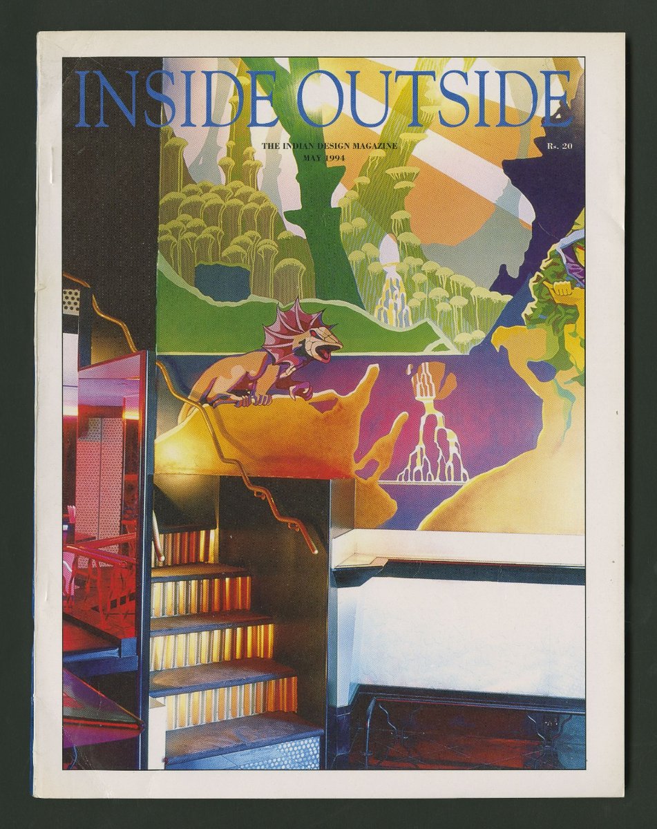 #7dies7cobertes de #InsideOutside

📆7/7

Núm. 112 (1994)
Coberta: #BipinMistry

De les nostres #revistesdedisseny
De nuestras #revistasdediseño
From our #DesignMagazines

#7days7covers #coverdesign #disseny #diseño #design #indiandesign #arquitectura #interiorisme #mobiliari