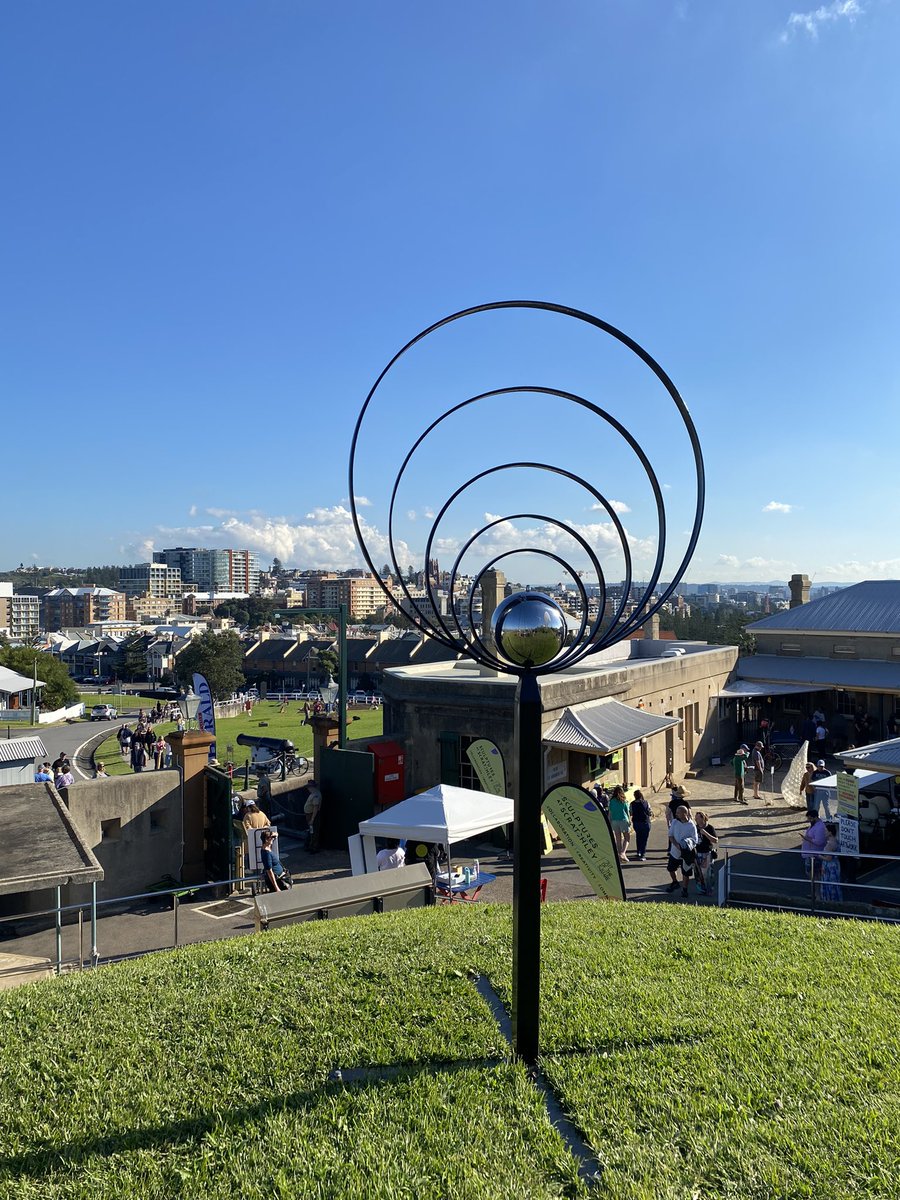 Sculptures at Fort Scratchley were amazing, such a picture perfect day