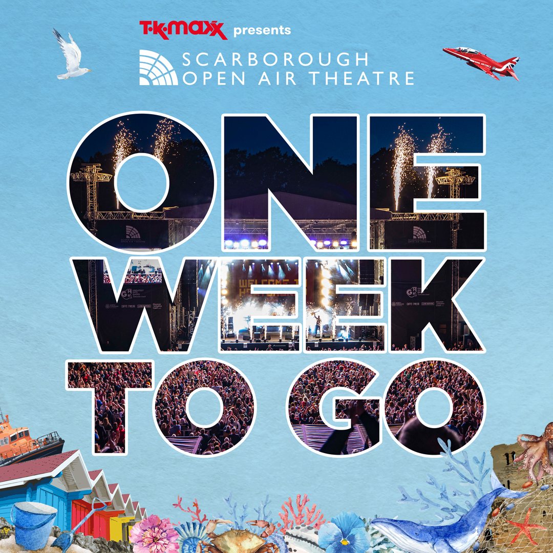 TK Maxx presents Scarborough Open Air Theatre 2024 kicks off next weekend with headliners Status Quo, Jess Glynne, Simple Minds & many more Last chance to secure your tickets now >> bit.ly/38bbX0F