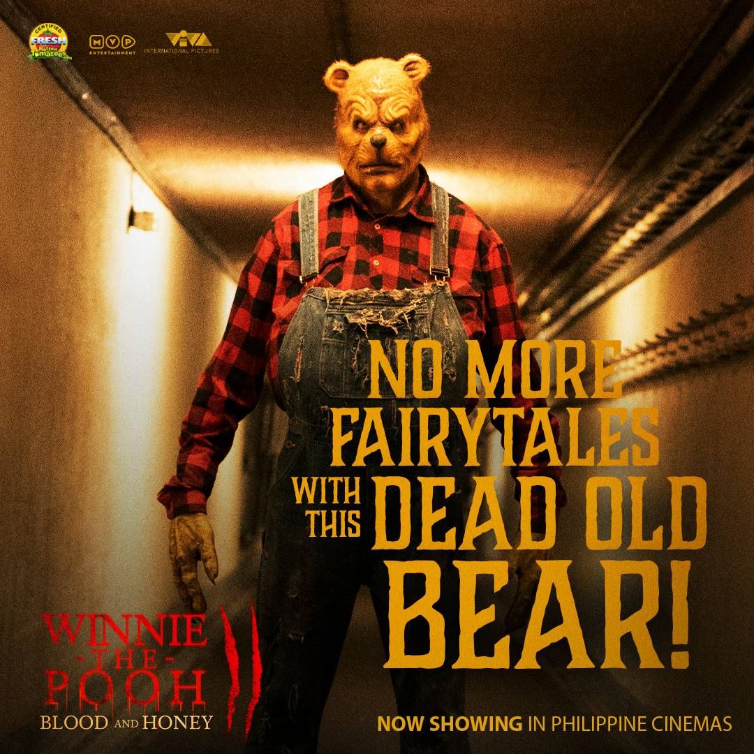 This isn't your ordinary FAIRTYTALE, this is a story that will leave you with GORY feels. The DEADLY and HORRIFYING sequel has returned to the Philippine big screen! 'WINNIE THE POOH: BLOOD and HONEY 2', NOW SHOWING in Philippine Cinemas! #WinnieThePooh2 #Blood&Honey2