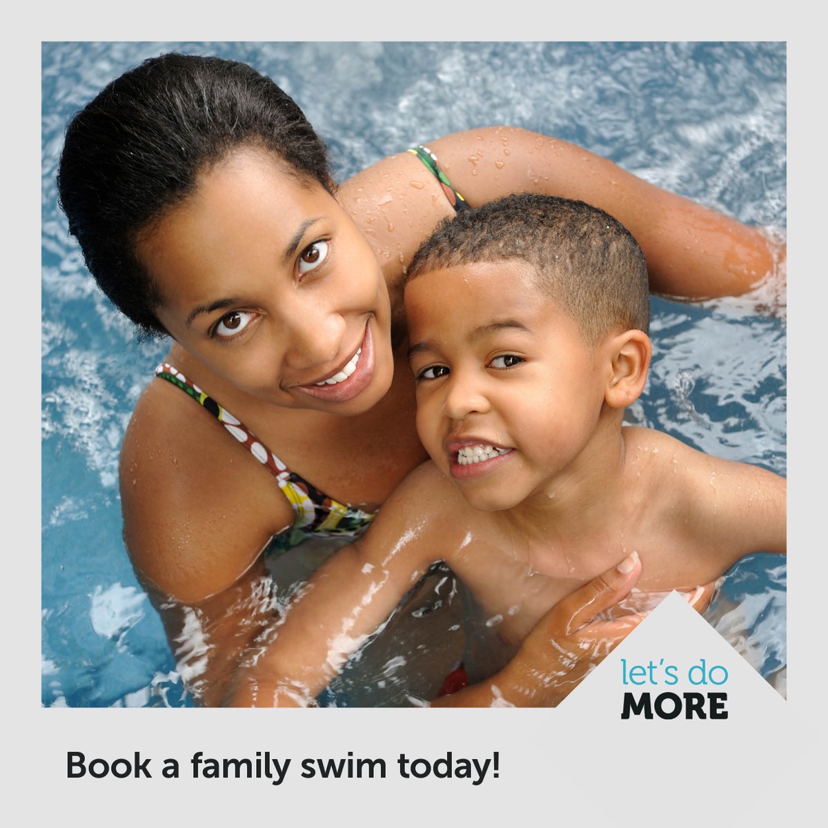 Join us for a family swim during May half term! 💦 

Splashing about in the pool is a great way to stay active as a family and have fun together! 

Visit the timetables page on our website for session times.