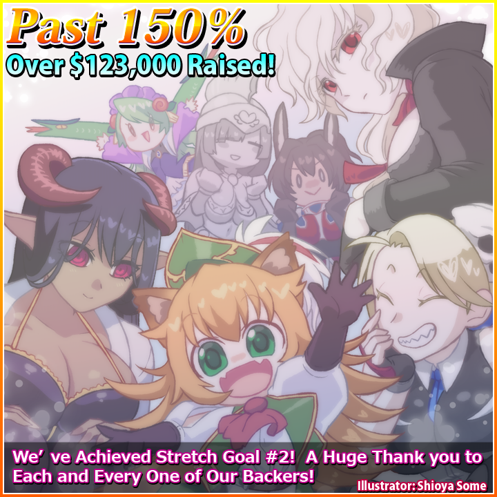 KS：（kickstarter.com/projects/ninet…） Only a few days in and we have achieved Stretch Goal #2! Thank you all ever so much! Now then, what you have all been waiting for, an SG that adds a new scene to the voting pool! Do read the update for more information. #VB_RAGNAROK #9tail