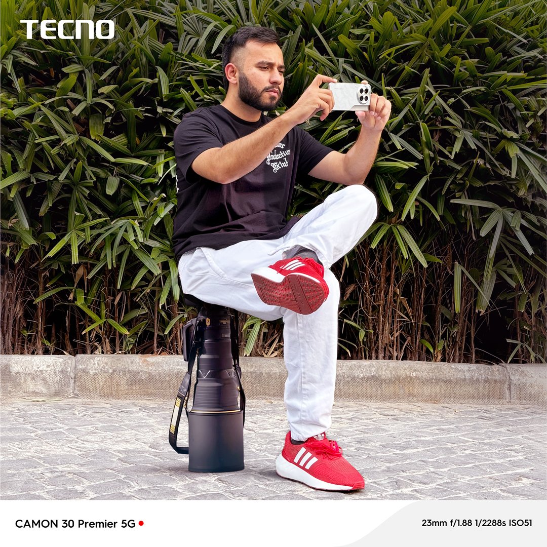 Stylish, sturdy, and oh-so portable – introducing the ultimate SEAT for photographers.

But for the ultimate photography, shop the #CAMON30Series ✨

Buy now – knw.one/camon30

#TECNOMobiles