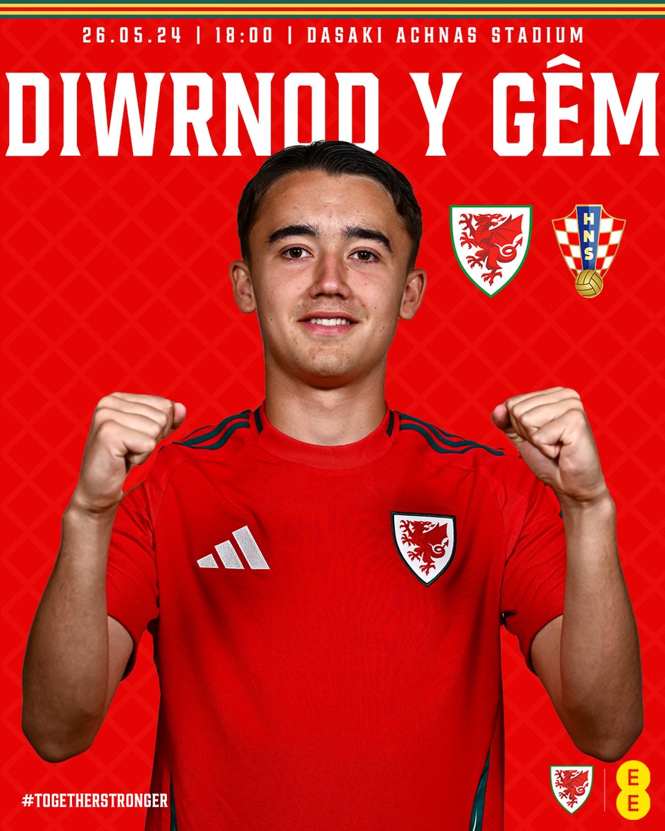 DIWRNOD Y GÊM 🏴󠁧󠁢󠁷󠁬󠁳󠁿🇭🇷

#U17EURO | #TogetherStronger