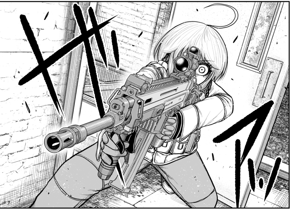 #武装少女を無言で貼ると同士がフォローする 