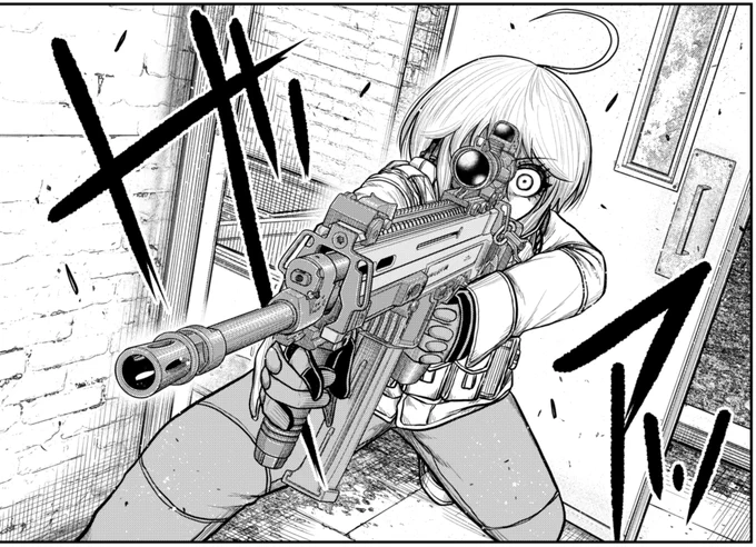 #武装少女を無言で貼ると同士がフォローする 