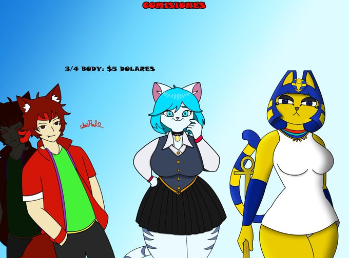 Comms Open https://t.co/EjmVCzXJii<a href="/tag/digitalart"class="tags"><span>#digitalart</span></a><a href="/tag/furryart"class="tags"><span>#furryart</span></a><a href="/tag/comission"class="tags"><span>#comission</span></a><a href="/tag/comisionesabiertas"class="tags"><span>#comisionesabiertas</span></a>