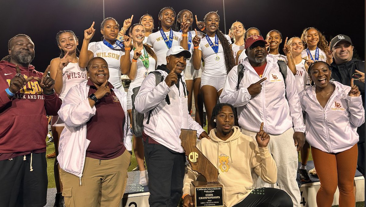 STORY: Call them the Back-to-Back Bruins! Wilson won consecutive state championships for the first time in school history as the girls brought home gold on a special, special night for the Bru Crew the562.org/2024/05/26/cif…