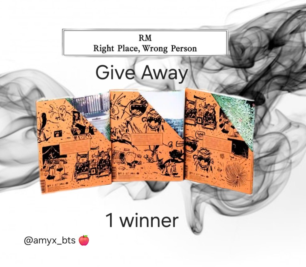 ❁ Right place, Wrong person GA ❁

↳ 1 Winner of a random version of #RightPlaceWrongPersonByRM 

How to enter:
• Follow Me 
• RT to enter 
• Comment : 1 Stream for LOST! On any music platform( more info about a valid entree ⬇️) 

- World wide 🌍
- Ends on the 9th of June