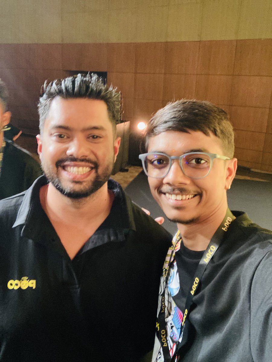 #PocoF6 launch event was absolutely awesome! The arrangements and food were top-notch, thanks to the Poco team. Special thanks to @rajatvik , @Pathtoremember , and our hero @Himanshu_POCO for the opportunity to attend this amazing event! 🚀 #TechLaunch #PocoF6Launch