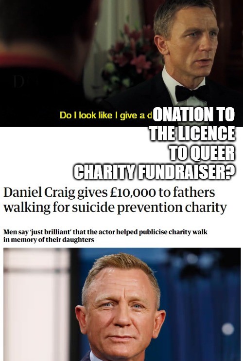 Casino Royale is about to begin which means it's almost time...TIME TO DONATE! Be like Daniel Craig himself and support the fundraiser if you can. Every bit makes a difference. justgiving.com/page/licenceto…