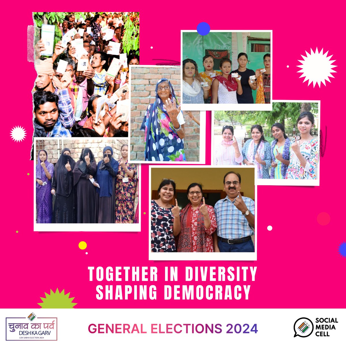 Our diverse electorate is the heartbeat of democracy.

Vote and let your voice be heard!

#ChunavKaParv #DeshKaGarv #Elections2024 #IVote4Sure #GoVote #Throwback