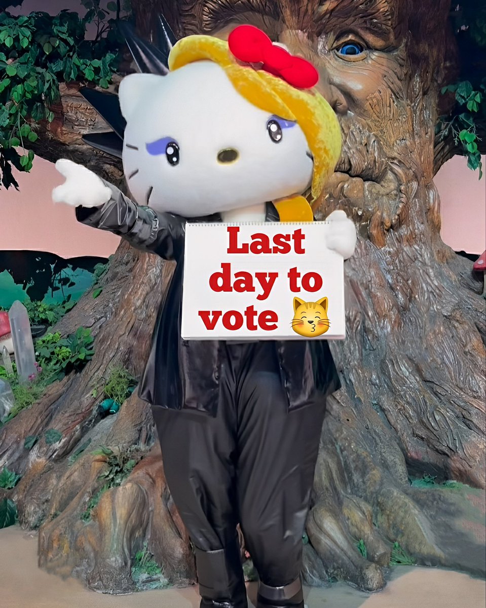 Good luck voting, sweet Yoshikitty 🍀 We're rooting for you 😽💞
You voted for #yoshikitty! 🌟 Let's all vote some more! ranking.sanrio.co.jp/en/characters/… #サンリオキャラクター大賞 #サンちゅっ♡ #キャラ大
#Yoshiki  #TeamYoshiki