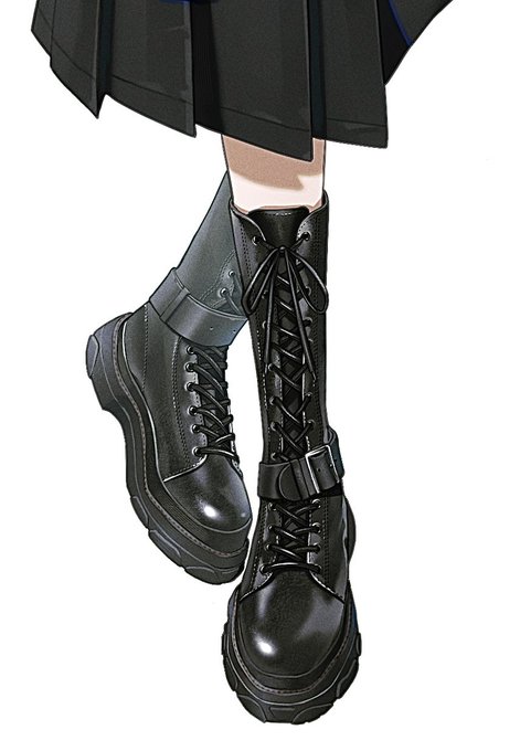 「1girl cross-laced footwear」 illustration images(Latest)