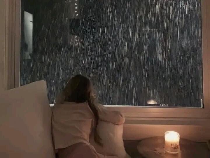 rain offers you comfort.