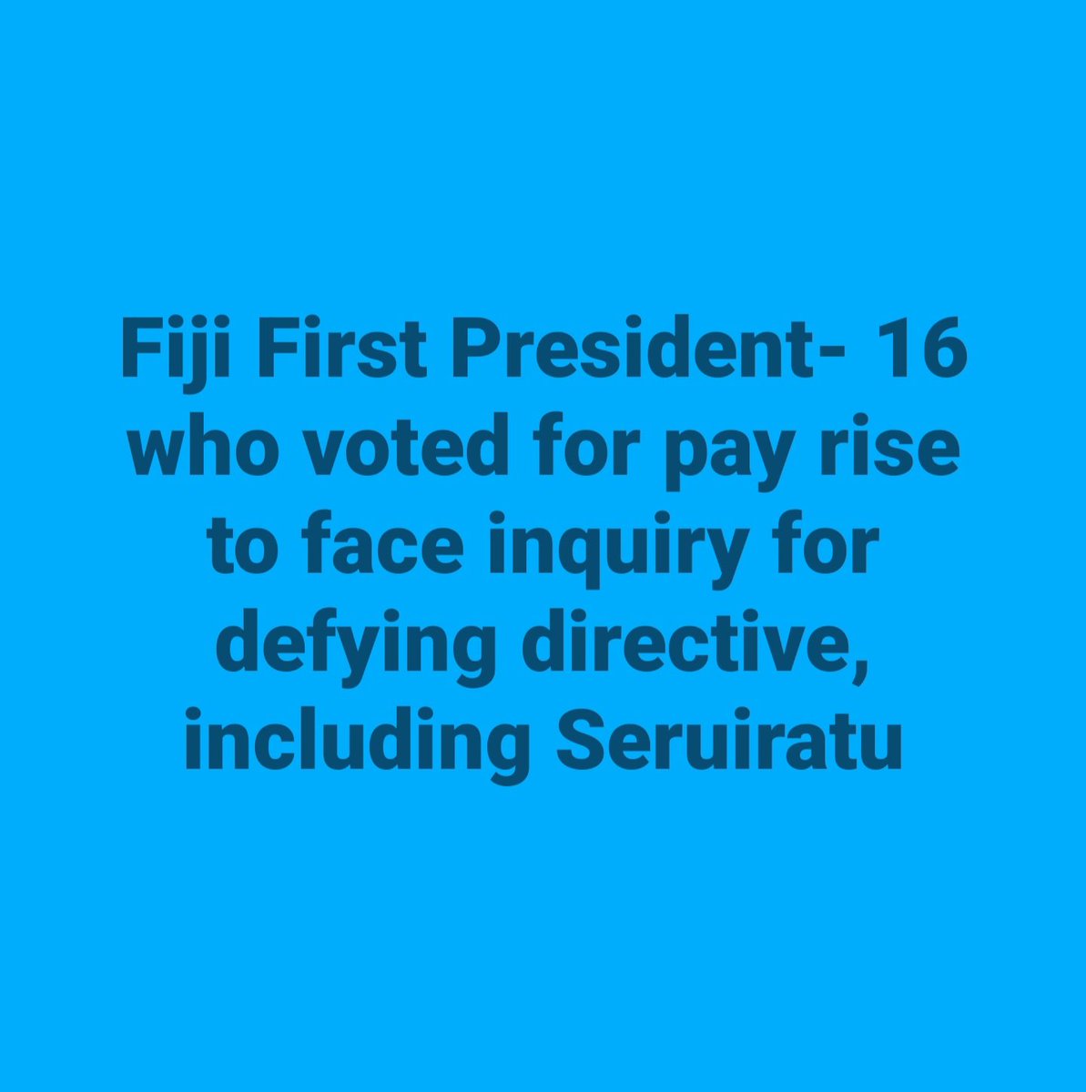 achandftv's tweet photo. #Fiji #FijiNews https://t.co/D7Ogd1MLbM