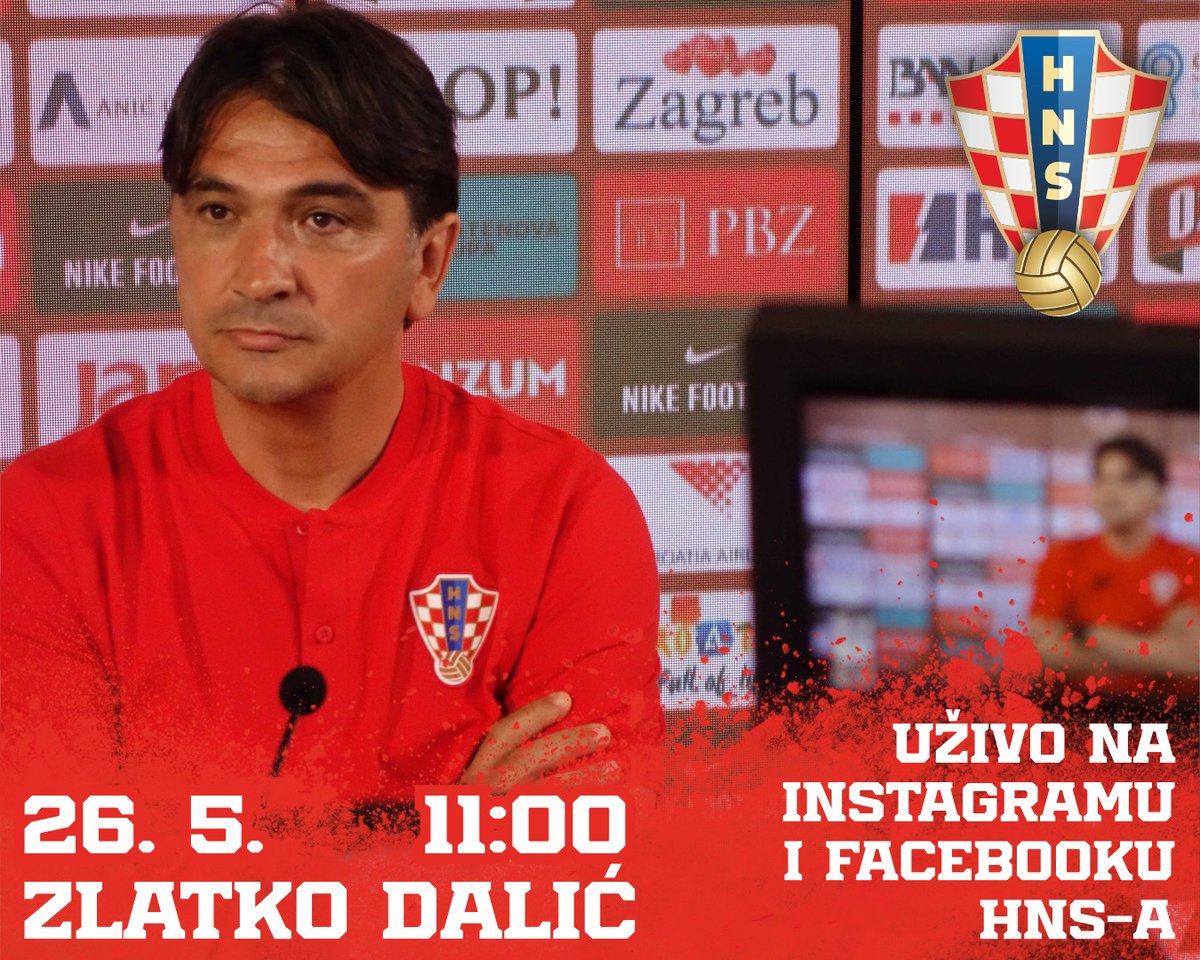 🎇 Počinje reprezentativna akcija #EURO2024! 🎆 Danas se Vatreni okupljaju u Zagrebu, a izbornik @DalicZlatko održat će tom prigodom konferenciju za medije, koju možete uživo pratiti na službenim kanalima HNS-a na Facebooku, Instagramu i TikToku! 🎙️ #Obitelj #Vatreni❤️‍🔥