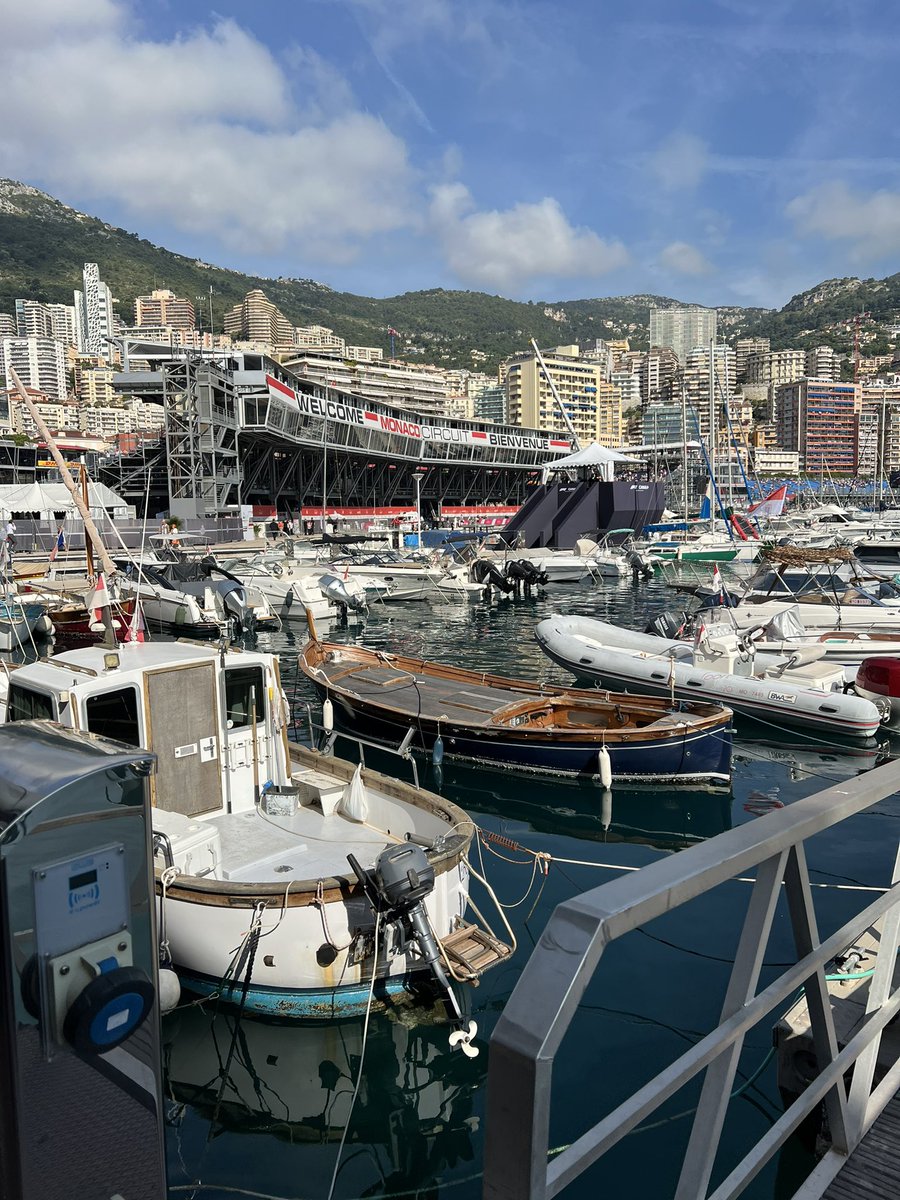 MercedesAMGF1's tweet photo. Monaco mornings 😍 https://t.co/8375DHhQZo