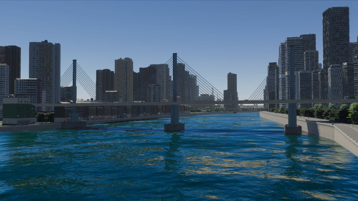 #CitiesSkylines2
水路を活かすためにも水上バスのDLC実装を早急にお願いしたい。