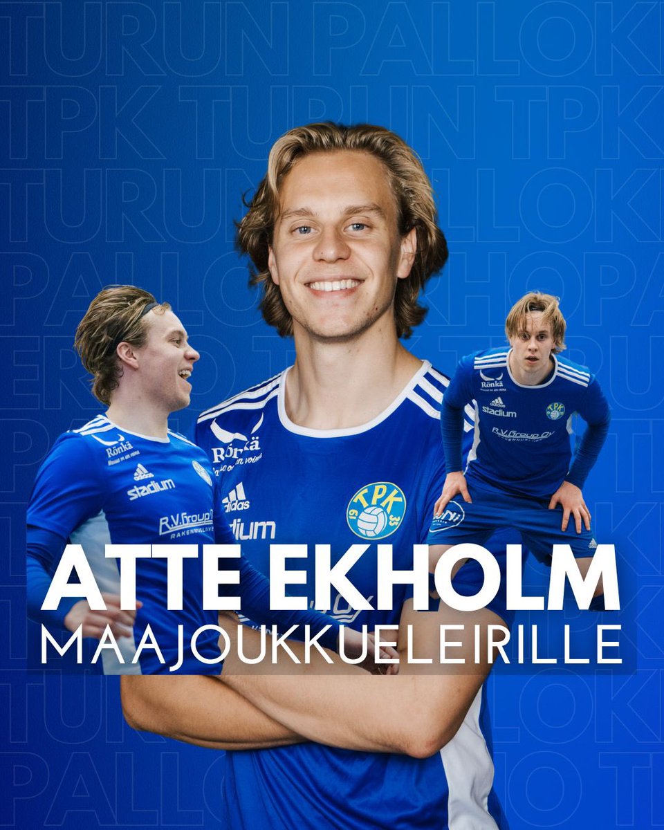 TPK:n Atte Ekholm on kutsuttu ensimmäistä kertaa mukaan futsalmaajoukkueen leirille! 😍🔥

Miesten futsalmaajoukkue kokoontuu fysiikkatesteihin 10.–11.6.2024 Eerikkilän urheiluopistolle. 

palloliitto.fi/ajankohtaista/…

#futsalfi #futsalliiga
