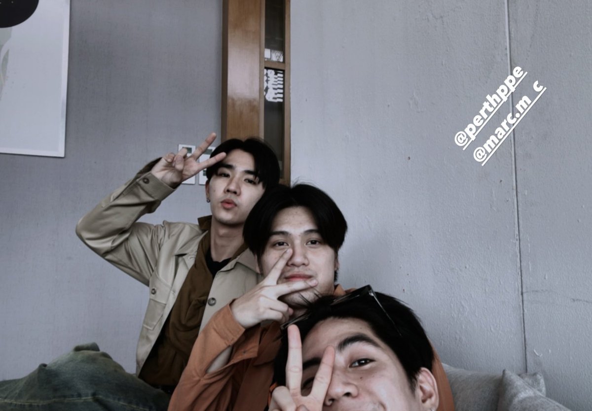 ได้เห็นหน้าคนหล่อแล้ว 😍🖤 Cr. IGs sea_tawinan #GMMTVOUTING2024 #KDPPE #PerthTanapon #marcmc #sea_tawinan