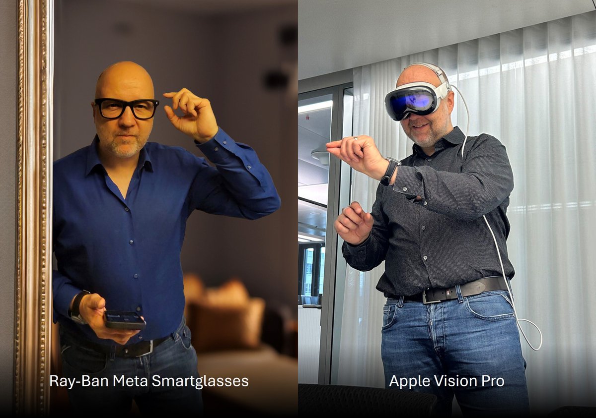 Ich weiss, beide Lager haben ihre Befürworter und Fanboys und hoffen wir, dass Marc Zuckerbergs Vision von der Konvergenz der beiden Konzepte dereinst wahr wird.
Aber eines ist wohl unbestritten: Mit einer smarten Brille sieht man eindeutig weniger doof aus als mit VR Goggles 😉.