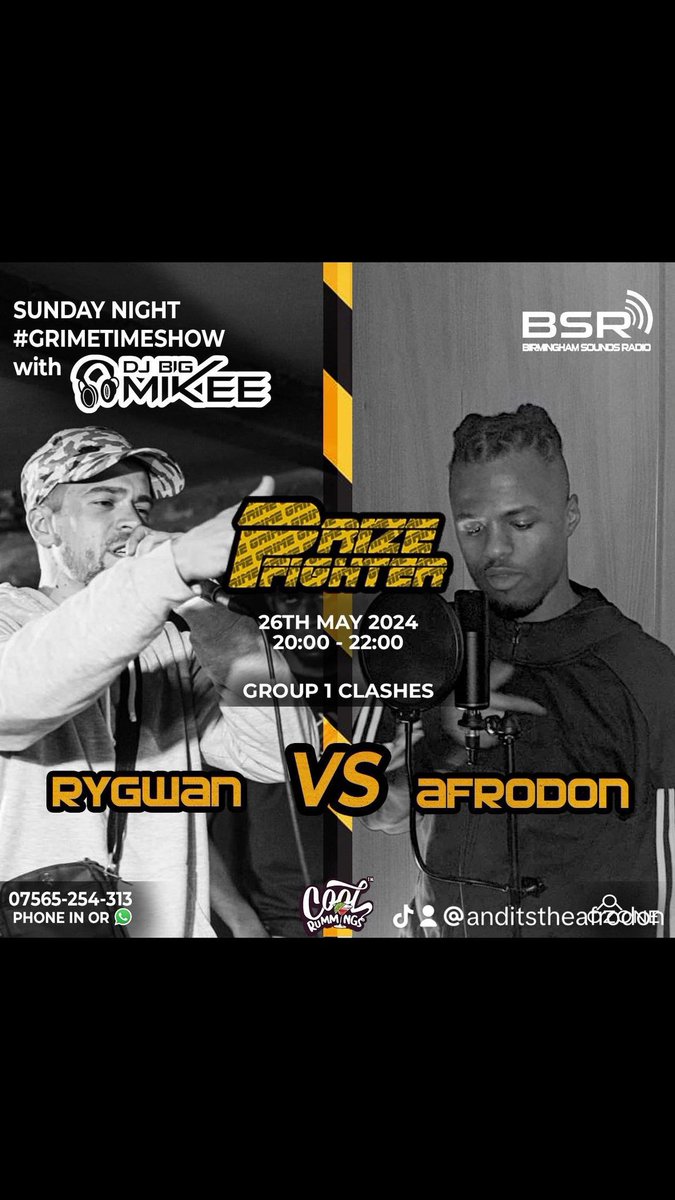 Afrodon457612's tweet photo. Catch me on prizefighter between 8-10pm today against @ttegwan! Big up @DjBigMikee let’s do this 🔥 https://t.co/e620GHHQAW