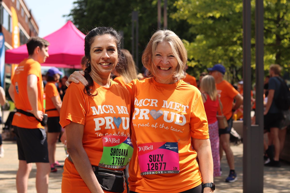 Good luck to everyone taking part in today's @Great_Run, including those representing our very own #TeamOrange! We're #McrMetProud of you 💪 #GreatManchesterRun 🏃