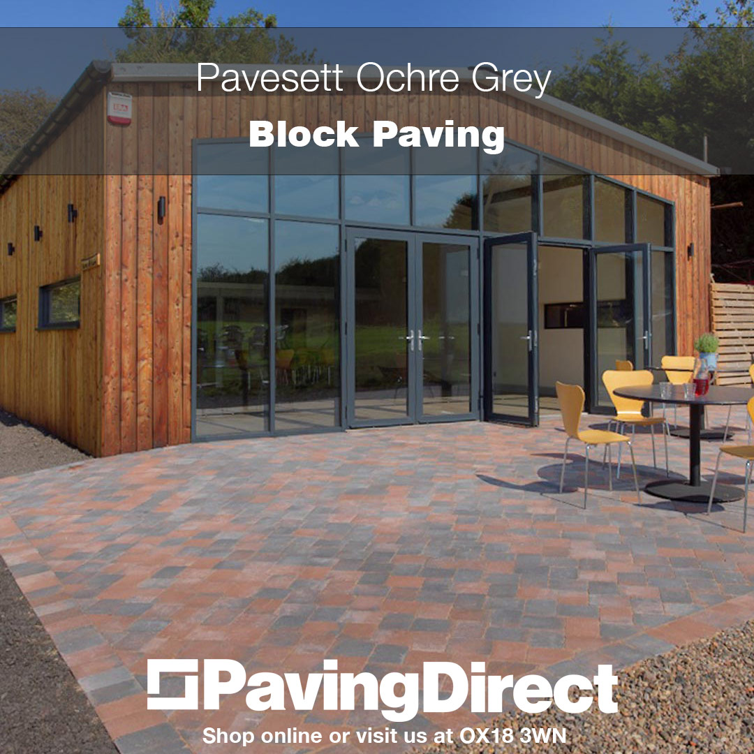 Pavesett Ochre Grey pavingdirect.com/pavesett-ochre… Upgrade your driveway with the stylish and durable Pavesett Ochre Grey - Brown/Grey Tumbled Concrete Block Paving. These blocks are perfect for creating a stunning and long-lasting driveway paving that will stand the test of time.