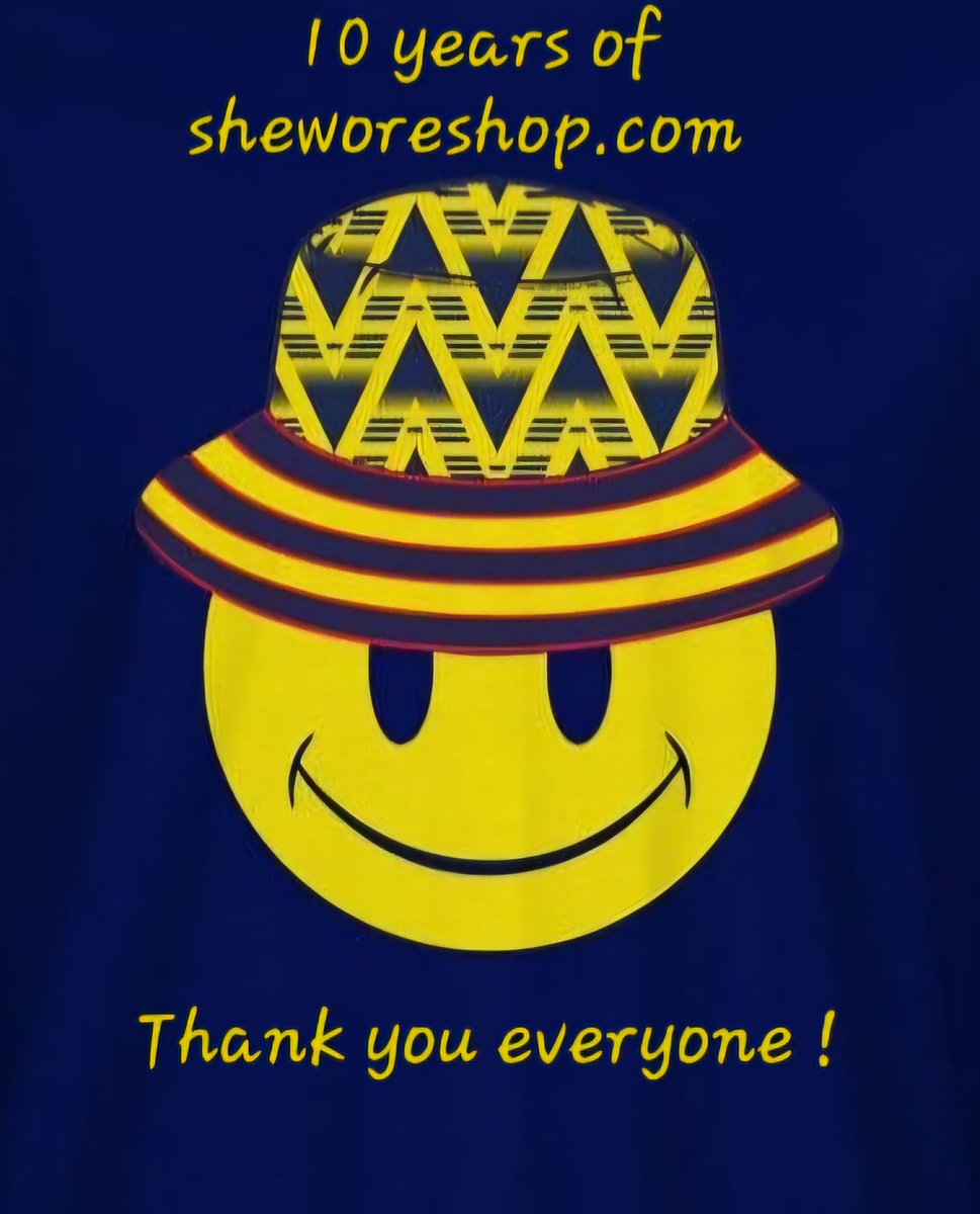 Hello hello……

Dunno where the time has gone….

The shop is 10yrs old today ! 

For those who don't know, the shop was started 3 weeks after I had lost my job in 2014 with the last £50 we had left in the overdraft by buying 50 badgepins and putting some yellow ribbon behind