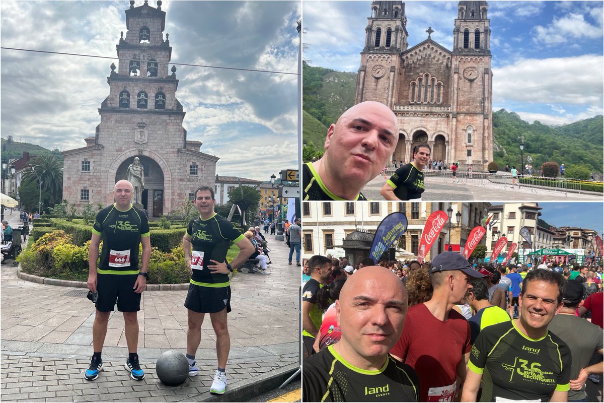 #MMRutadelaReconquista 21 km🔄entre #CangasdeOnis y #Covadonga con @davidcantarero Precioso recorrido con un reto: la subida a la Basílica. Conseguido‼️Seguro repetiremos 🏃🏻‍♂️🏃🏻‍♂️ #nohayfindesinrunning #running #runner #run #runningcommunity #runningmotivation #runninglife