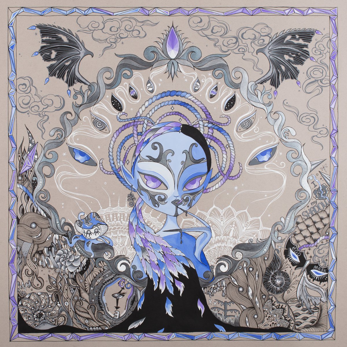 🥳Yay, today is the second stage of #NFTmint!🥳
And there is a chance to mint a 1/1 NFT "Evoleya", created by me for the Apocalypse #NFTcollection with @ogw_community
Hand-drawn art, 70*70 cm, acrylic, liners
#SolanaNFTs #NFTsellers 

Read the story about Evoleya below
👀🔻🔻🔻