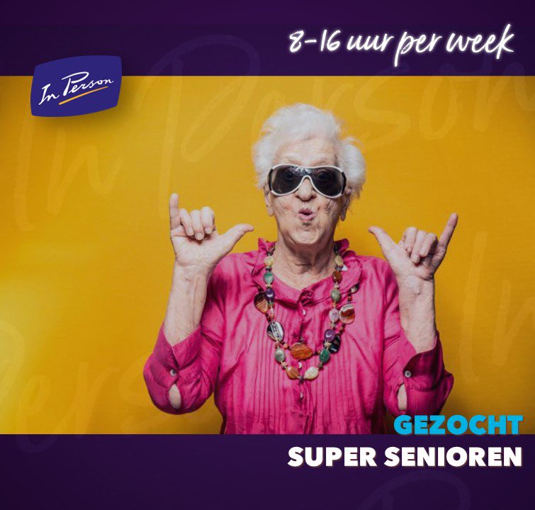 In Oosterhout starten wij binnenkort met een nieuw project voor senioren. 
Als je genoeg hebt van stilzitten en graag iets actiefs wilt doen, is dit je kans!
Meld je snel aan op: w.vanlimpt<a href="/inperson/">In Person</a>.nl 
Wees er snel bij, het aantal deelnemers is beperkt. <a href="/InPersonBreda/">In Person Breda</a> @inperson