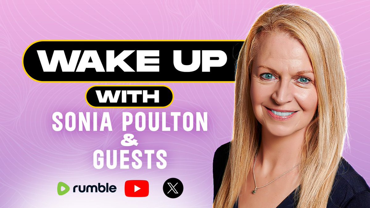 Tomorrow, Bank Holiday Monday at 9am (BST) I'll be tackling the news & views that matter to people and not what billionaire news barons and their propaganda chums want you to focus on. youtube.com/@SoniaPoulton1… rumble.com/user/SoniaPoul…