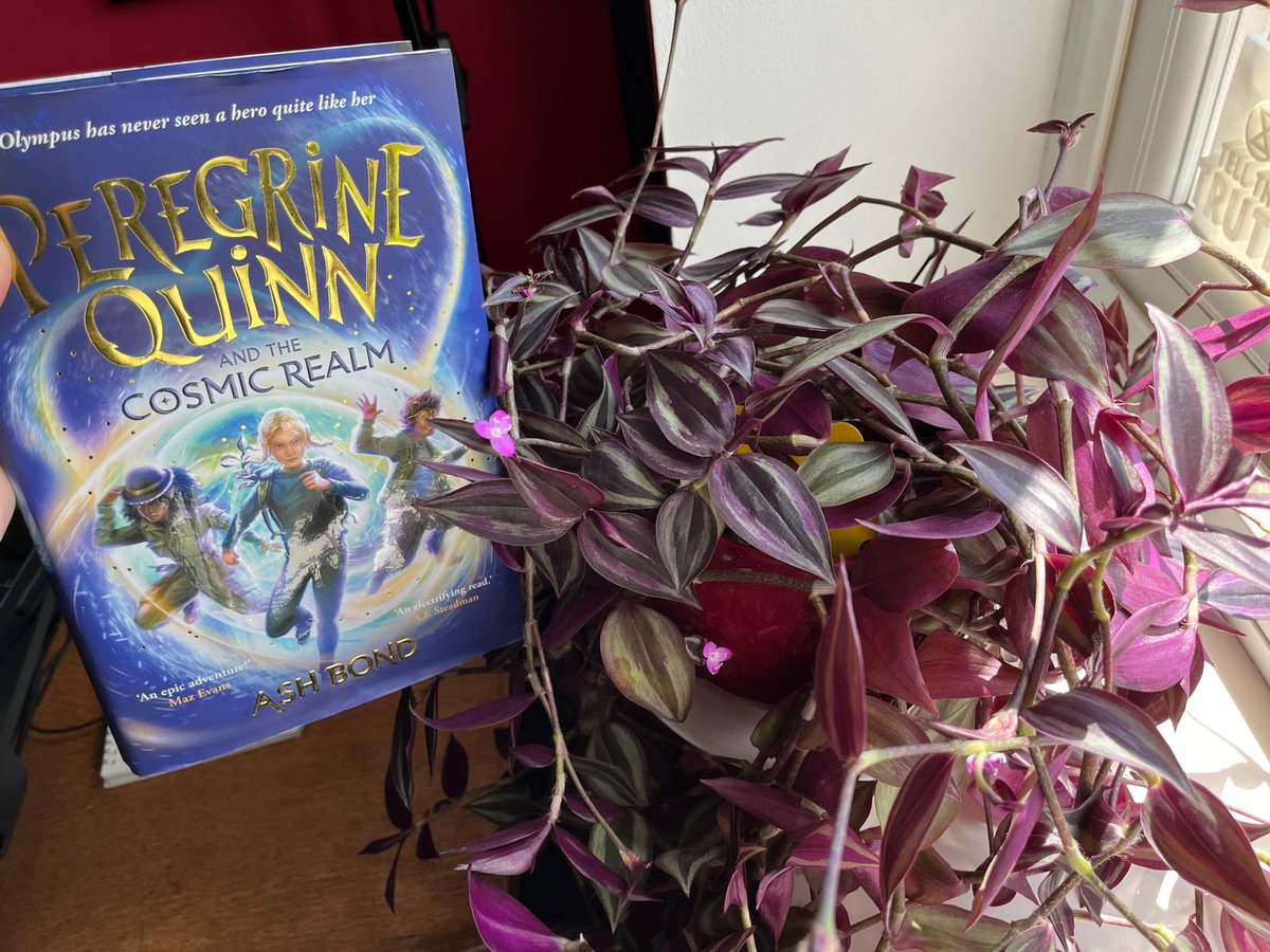 Whatever @ashbwrites is on, I'll have some, please! #PeregrineQuinnandtheCosmicRealm from @piccadillypress is totally bonkers; a madcap myth-filed mayhem of magical adventure! 🥳 Rock-Goblins, a sentient plant called Bernadette and seaweed scones. Who wants more? *Flooharght!*🤣