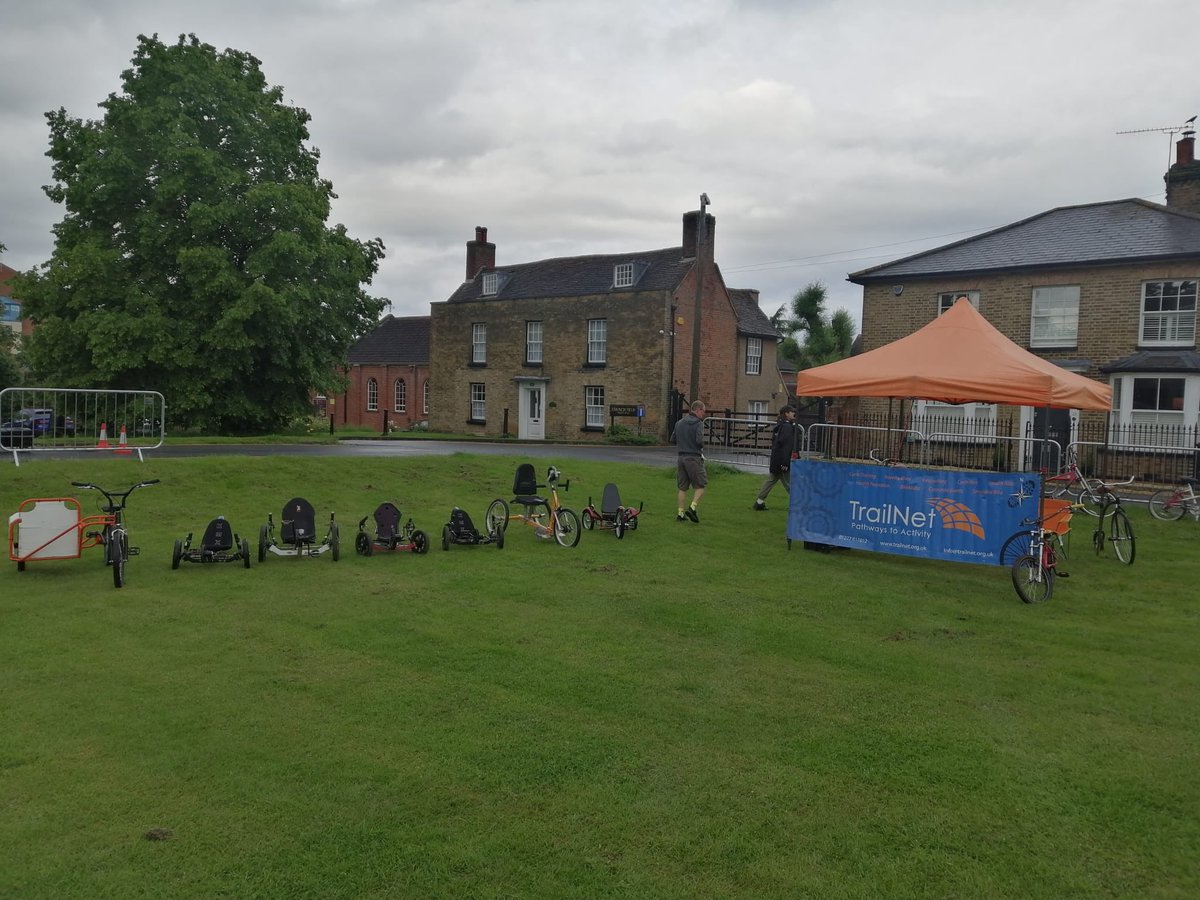 Trailnet’s novelty bikes ready for action at Epping’s ⁦<a href="/RideLondon/">Ford RideLondon</a>⁩ event arena <a href="/eppingforestdc/">Epping Forest DC</a>⁩ ⁦<a href="/ActiveEssex/">ActiveEssex</a>⁩