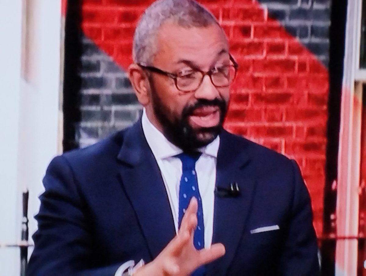 Crimes are going up apparently, as people are reporting them more, says #JamesCleverly! #BBCLauraK