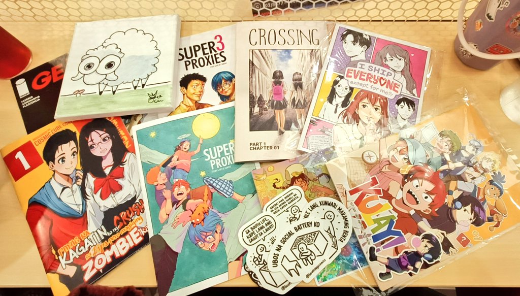 mini komikon haul (i love komiks 🥹🫶)