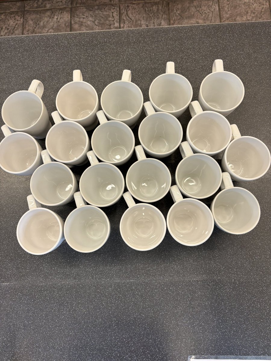 Cups ready to be filled for the church as we gather this morning to worship Jesus and get to know him more.

☕️