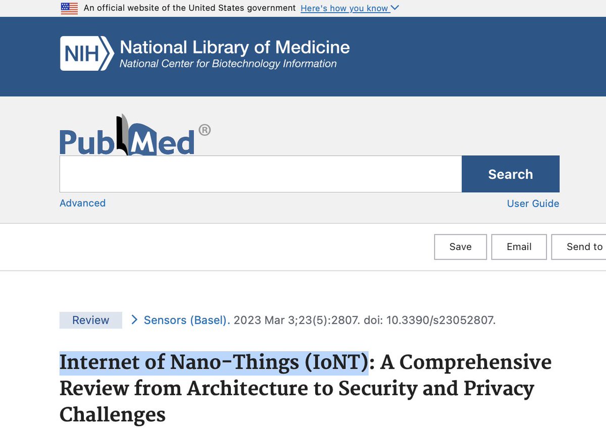 CorinneNokel's tweet photo. Computer Networking Through the Human Body Without Informed Consent
#NanoCyberInterface
#IntraBodyNanoSensorNetwork
#InternetofNanoThings #IoNT
#IntraBodyNanoCommunication
#WirelessNanoCommunication
#NanoScaleComputing
The IoNT Network Architecture of Intra-Body Network https://t.co/IgGtn1XnwE