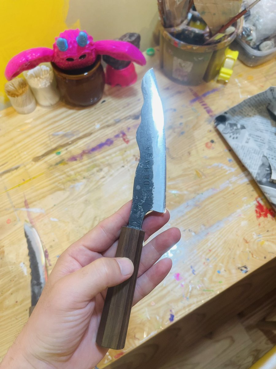 ナイフを作りました。